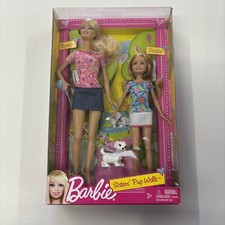 Set Barbie Sisters' Pup Walk