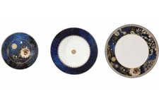 Servizio Piatti 18 Pezzi Danubio Blu Brandani Bone China