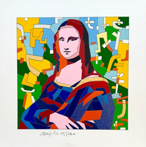 Ugo nespolo 40x40 - nespolo, serigrafia
