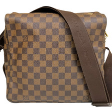 Borsa a tracolla originale Louis Vuitton Naviglio Damier Ebene tracolla N45255 SR5009