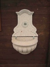 Fontana a muro per giardino in