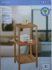 Mobiletto bagno in noce massiccio