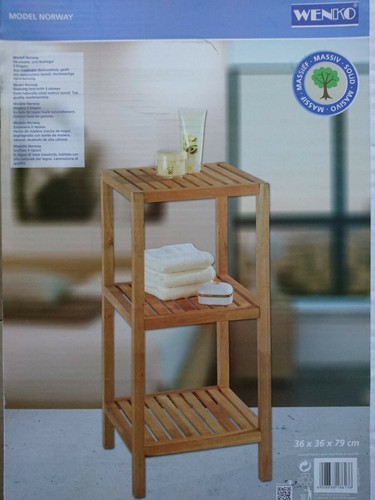 Mobiletto bagno noce - mobiletto,