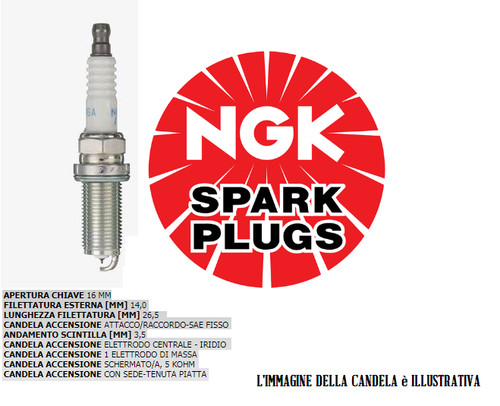 Kit candela ngk laser - candela,