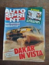 1987 01 26 AUTOSPRINT 26 GENNAIO 1987 N.4 ANNO XXVII CON POSTER/CALENDARIO