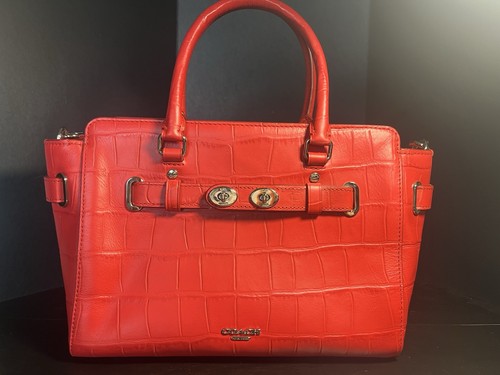 Borsa coach croc pelle - coach,