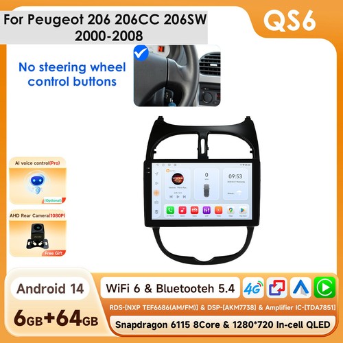 Autoradio android 14 stereo - autoradio, 9"