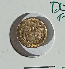 1945 Messico Oro Dos Pesos ~