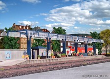 VOLLMER 43532 Scala HO Banchina con pensilina (con edicola ed accessori)