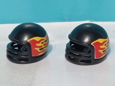 PLAYMOBIL x2 caschi giocatore di football americano rugby casco sportivo 5203...
