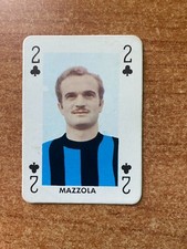 FIGURINA BAGGIOLI 1972 CARTA DA GIOCO  SANDRO MAZZOLA INTER