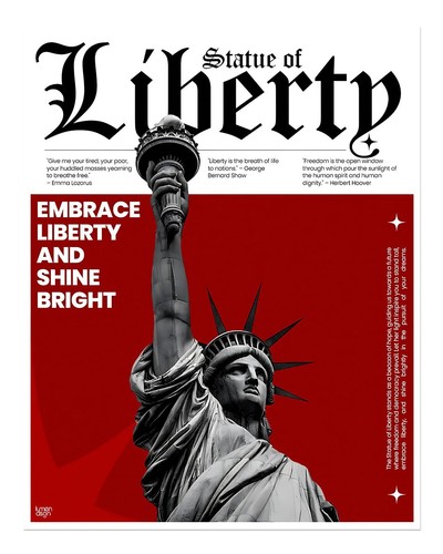 Poster statua della libertà - statua,