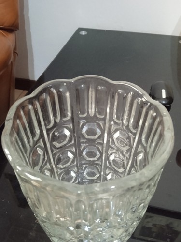 Vaso cristallo lavorato - cristallo,