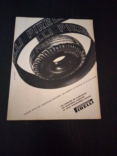 1961 pirelli pneumatici gomme - pirelli,