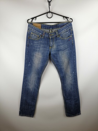 Dondup blue distressed denim