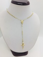 Collana rosario oro giallo - rosario,