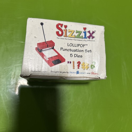 Sizzix lollipop punctuation - lollipop,