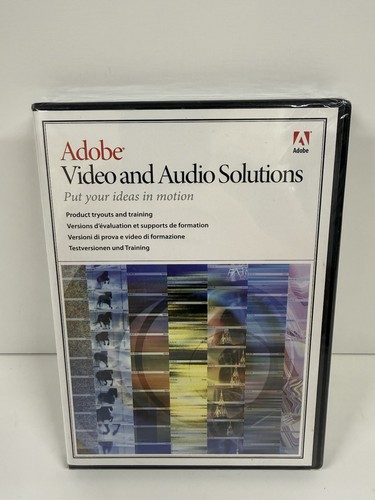 Adobe video and audio - video,