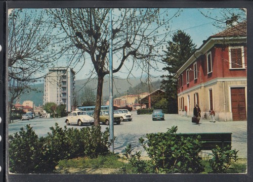 Cartolina borgosesia stazione - cartolina,