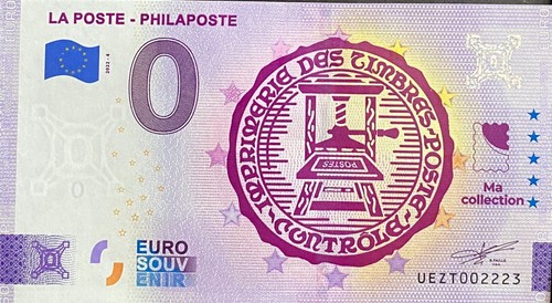 Banconota posta philaposte - banconota, la