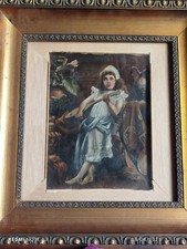 olio su tela interno musicale