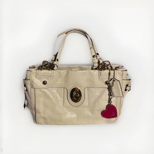 Coach turn lock vera pelle - lock,