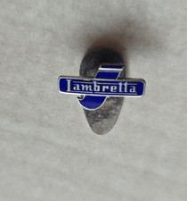 Vintage enamel Lambretta logo