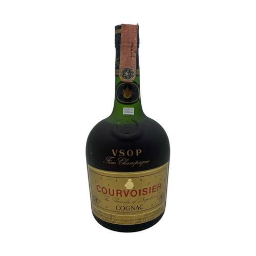 Vintage bottle courvoisier - bottle,