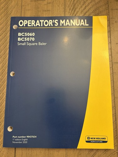 New holland bc5060 - holland, bc5060/bc5070