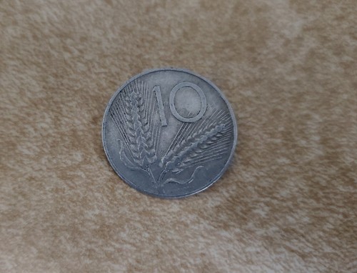 Moneta italia lire aratro - 10,