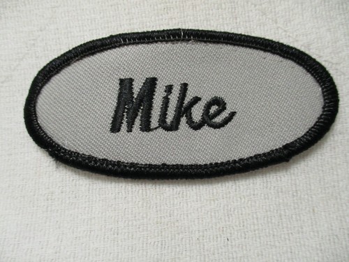 Mike usato ricamato vintage - ricamato,