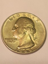 Moneta 25c Liberty 1966