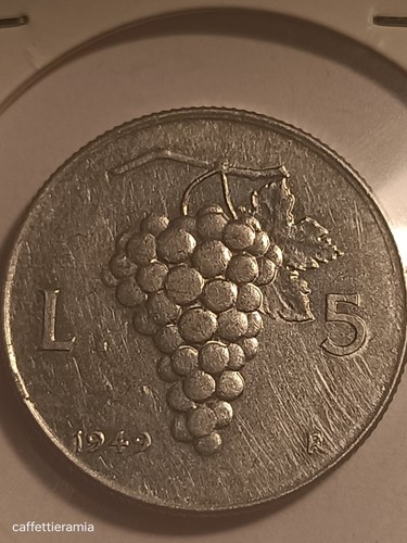 5lire del 1949 - 5lire, della