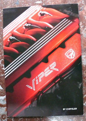 Rare catalogue dodge - viper, rt