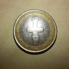 MONETA RARA DA COLLEZIONE - 1 EURO - 2008 ΚΥΠΡΟΣ KIBRIS CIPRO