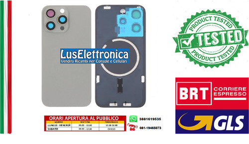 Back cover telaio - +, vetro