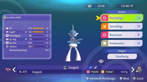 Shiny galagladi - shiny,