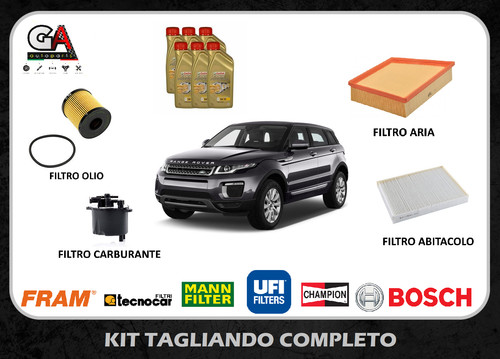Kit tagliando completo evoque - kit,