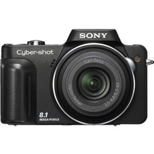 Sony Cyber-shot DSC-H10 8,1 MP 10x zoom ottico fotocamera digitale nero 100% funzionante