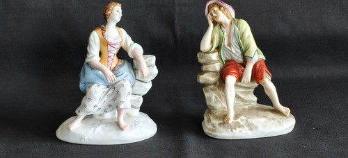 Coppia statuine ginori - coppia,
