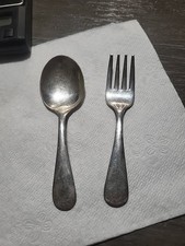 Antico cucchiaio e forchetta