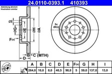 Brake Disc FIAT TIPO 1.4