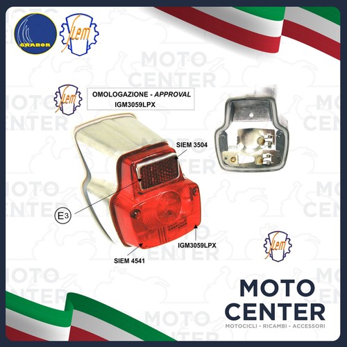 Fanale posteriore cromato siem - posteriore,