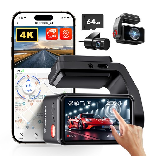 Redtiger dash cam - dash,