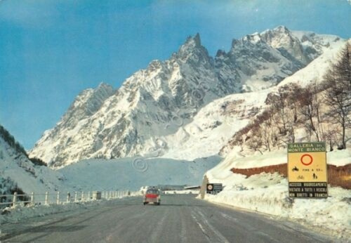 Cartolina courmayeur entreves - cartolina,