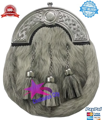 Highland kilt sporran grigio - highland,