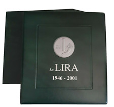 RACCOGLITORE + CUSTODIA VUOTO REPUBBLICA ITALIA MONETE ITALIANE LIRA  1946-2001