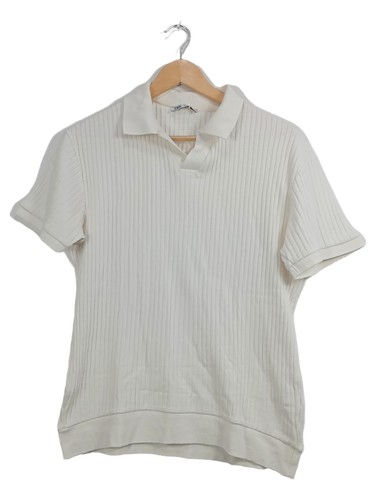 Zara polo uomo bianca manica - zara,