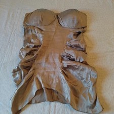 Corpetto bustino in seta senza