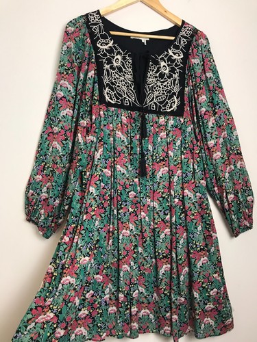 Abito tunica boho ricamato